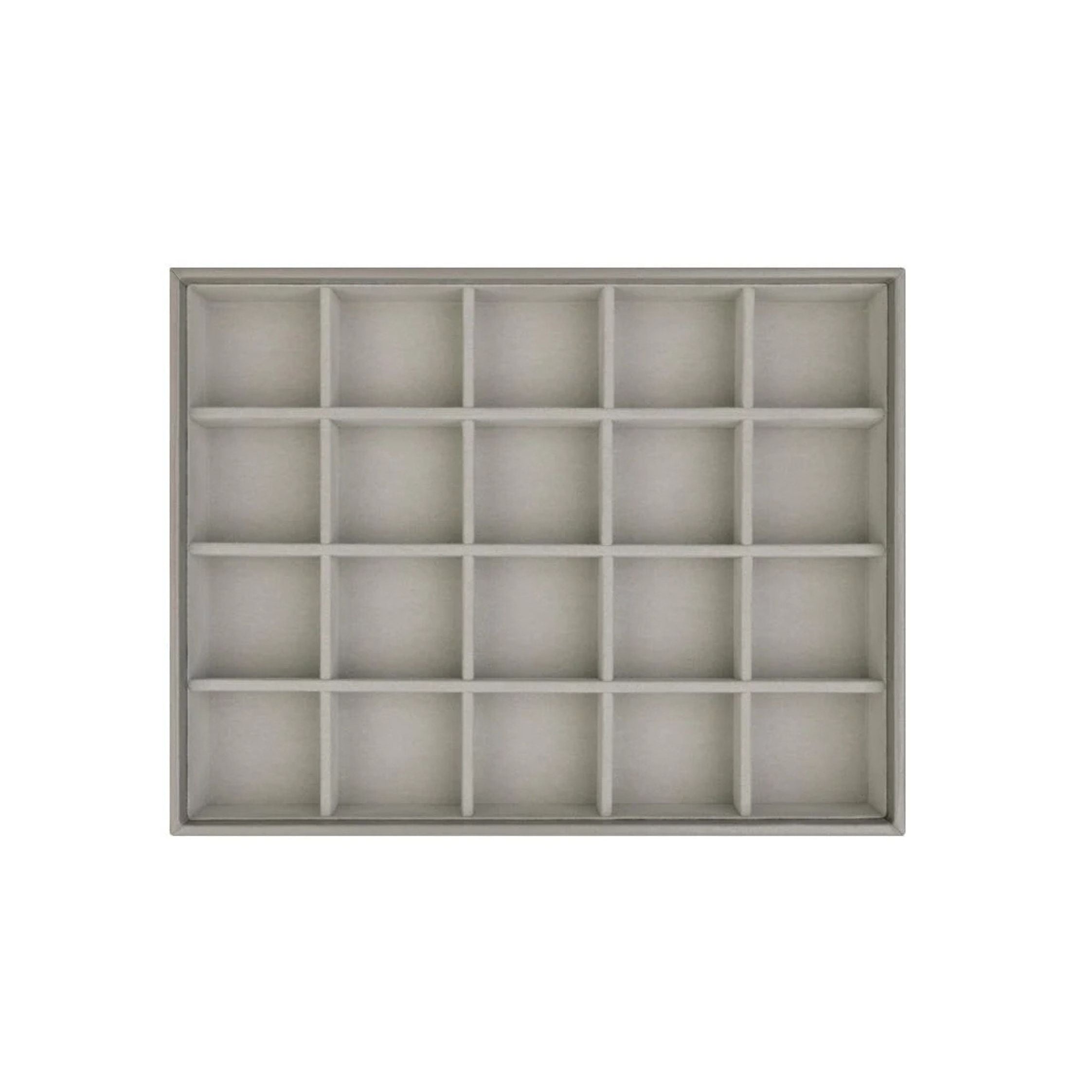 Esmara Stackable Velvet Jewelry Box 20-Compartment
