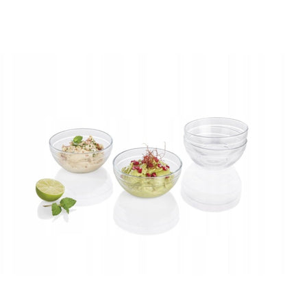 Livarno Home Glass Serving Bowl Set 230 ml 4 Pieces