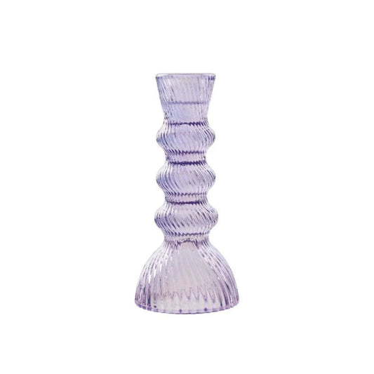Livarno home Glass Candlestick