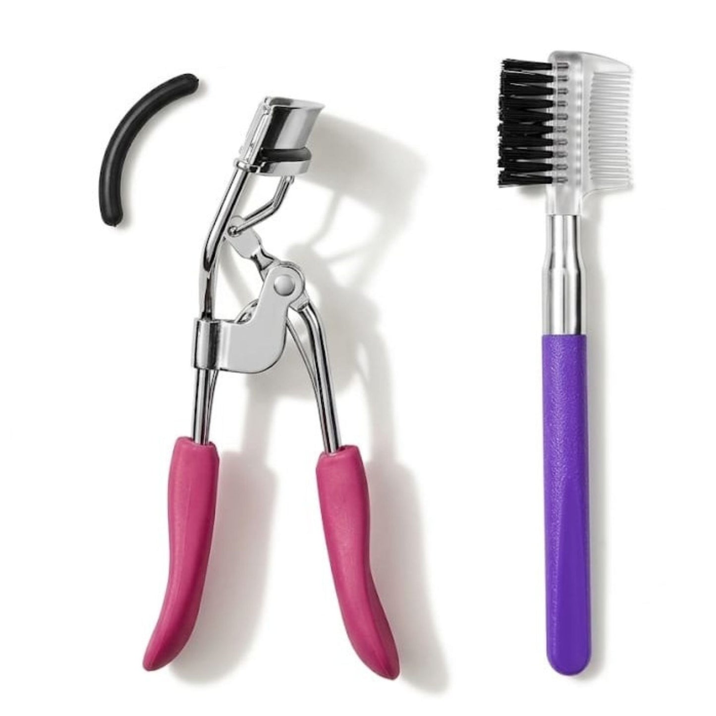 Cien Beauty Eyelash Curler And Eyebrow Comb 2-Piece Set