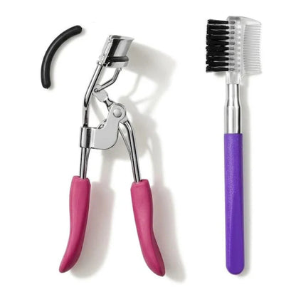 Cien Beauty Eyelash Curler & Eyebrow Comb Set 2-Piece