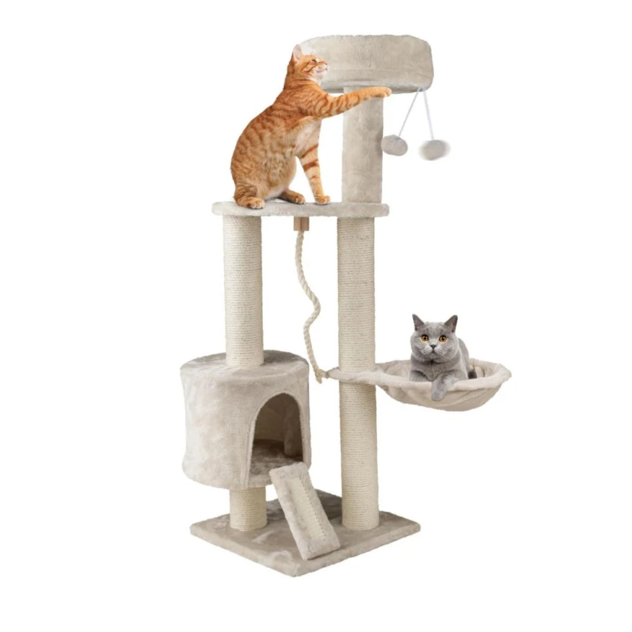 Zoofari Cozy Cave Cat Tree with Sisal and Plush