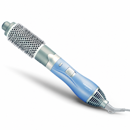 Grundig HS 5523 Hot Air Brush Steam Blue, Silver 1100 W 1.8 m – Hair Shaping (Hot Air Brush, Steam, Blue, Silver, 1.8 m, 1100 W, 2.5 cm)
