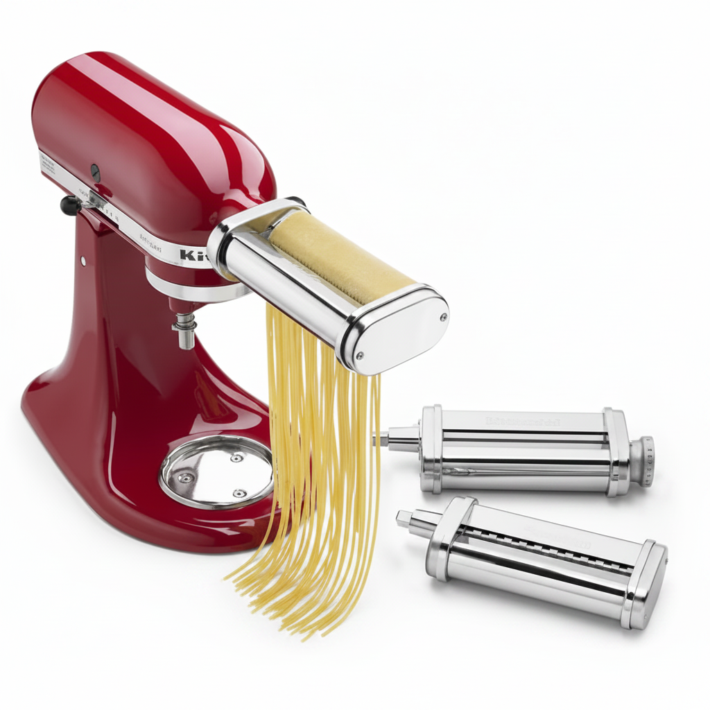 KitchenAid KSMPRA 3-Piece Pasta Roller & Cutter Set for Stand Mixer