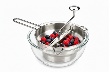 LIVARNO home Stainless Steel Food Mill 32.8 x 21.5 x 7.9 cm