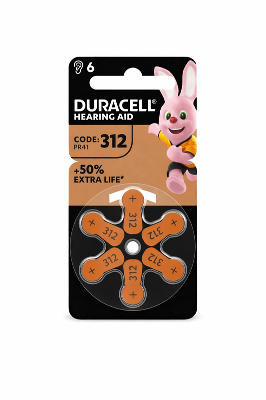 Duracell Hearing Aid Batteries Size 312