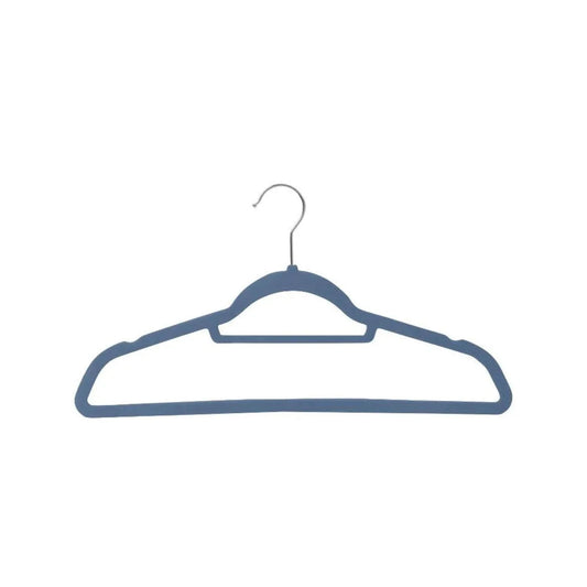 Suede Anti‑Slip Narrow Clothes Hangers – 10 Pack