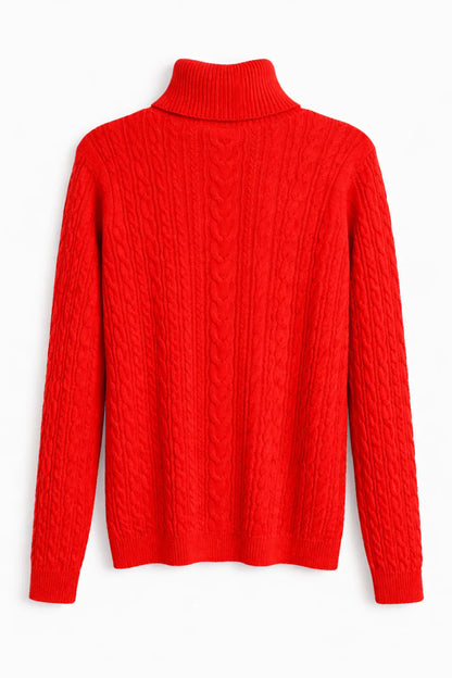 Lands' End Women's Cotton Turtleneck Sweater - Gomix Brands Outlet
