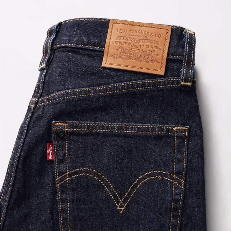 Levi's Ribcage Straight Ankle Jeans - Blue