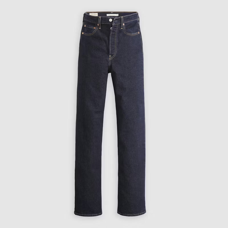 Levi's Ribcage Straight Ankle Jeans - Blue