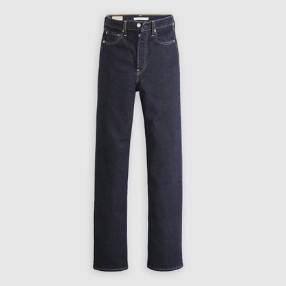 Levi's Ribcage Straight Ankle Jeans - Blue