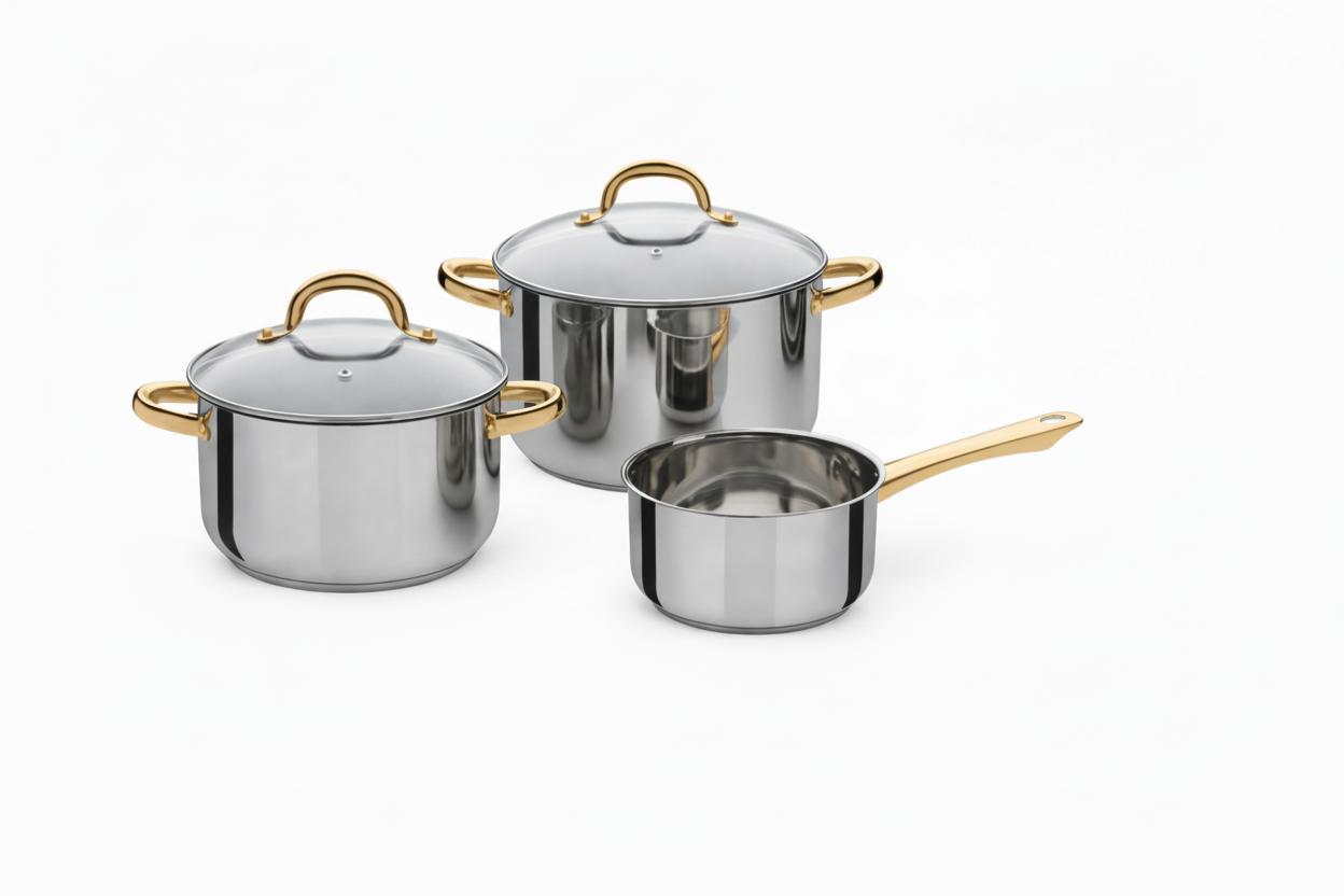 GSW Germany Stainless Steel Cookware Set
