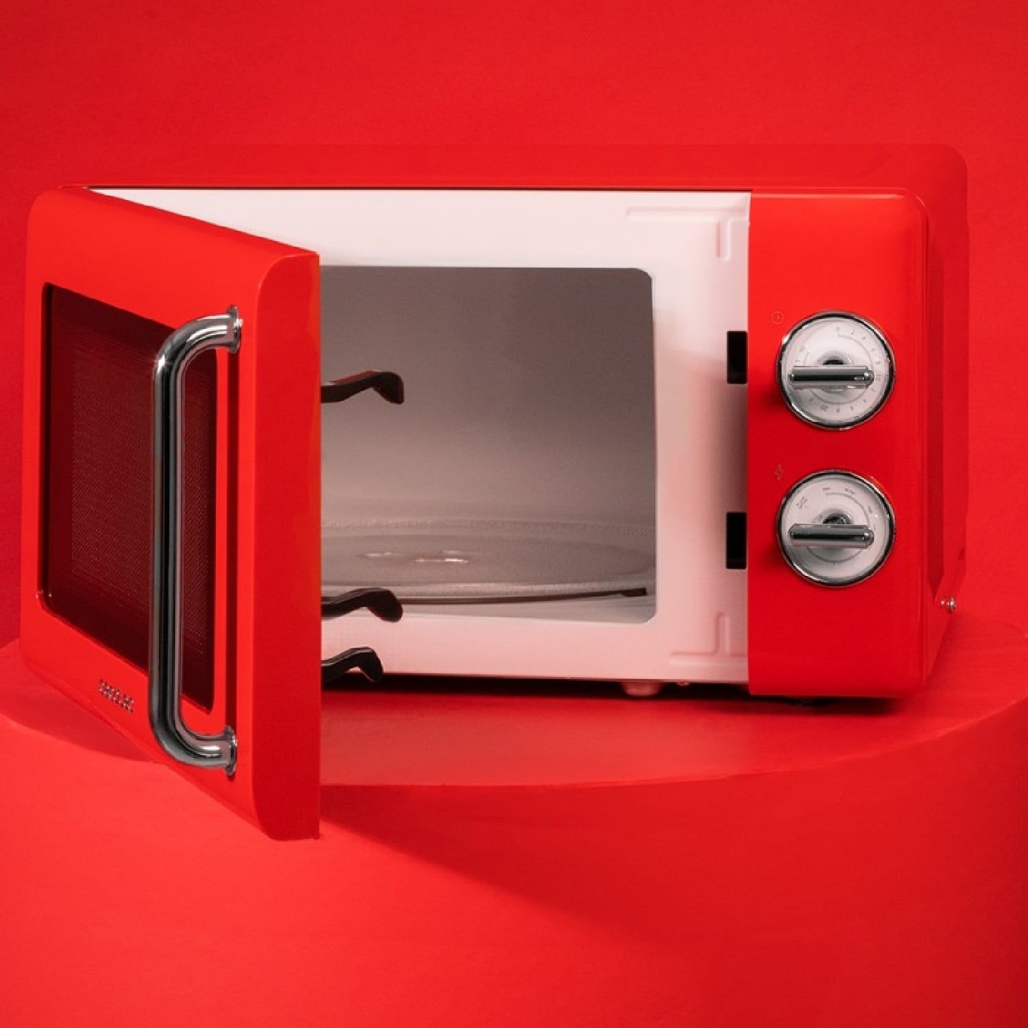 Cecotec Proclean 3010 Retro Microwave 700W 20L Red