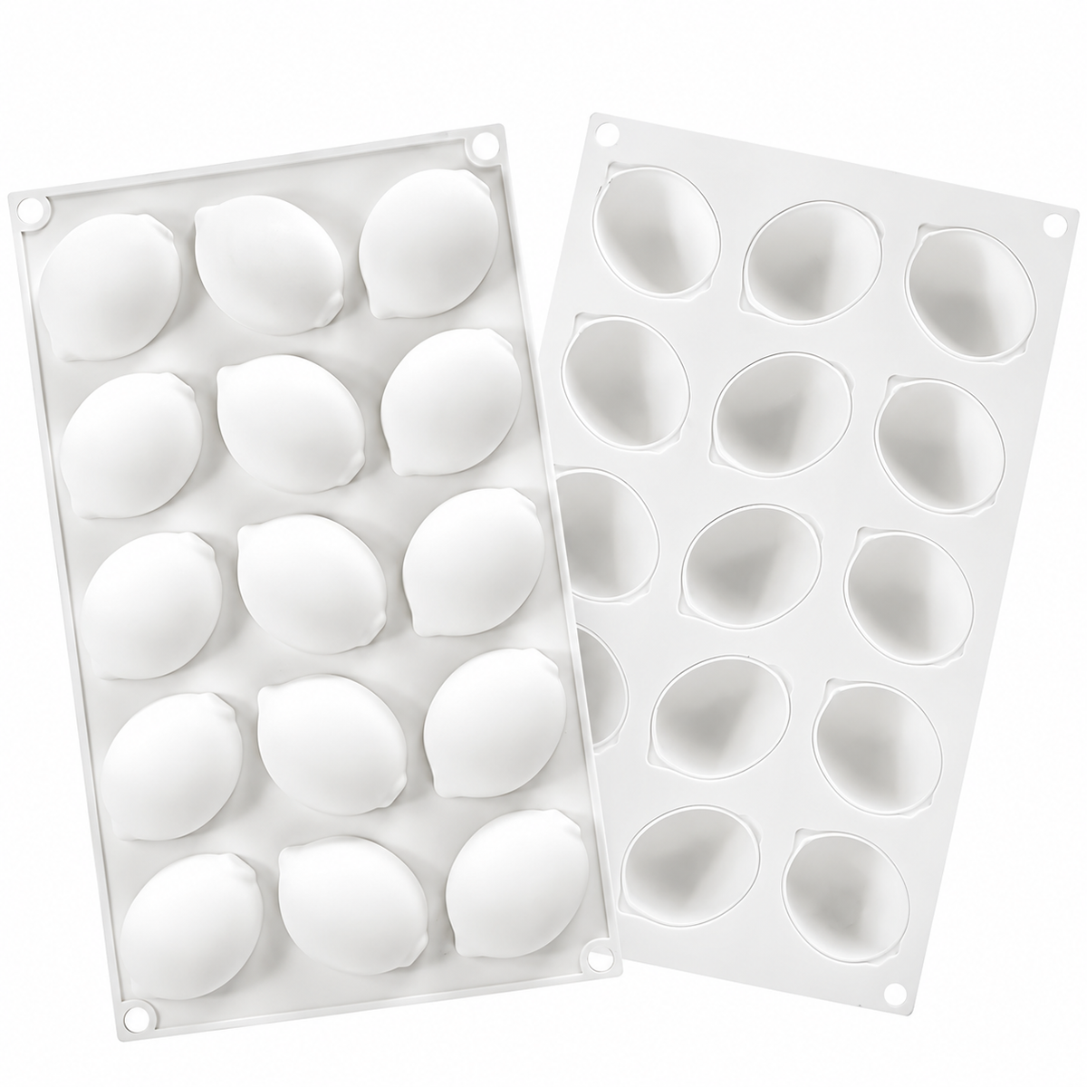 Fchil Silicone Lemon Chocolate Mold 15 Cavity QY135