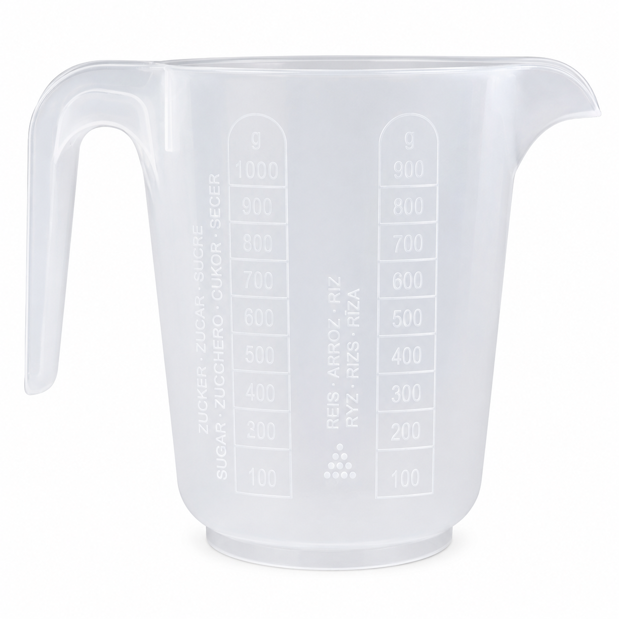 JES COLLECTION Plastic Measuring Jug – Food Grade Plastic