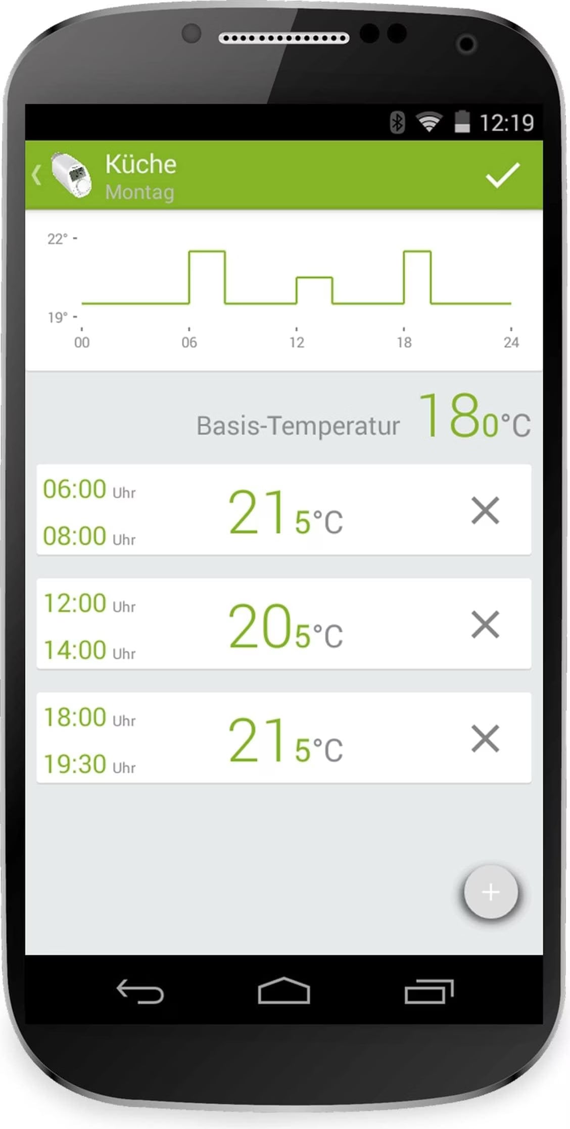 Eqiva Bluetooth Smart Radiator Thermostat White Energy Saving Home