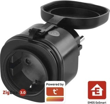 GoSmart Zigbee IP44 Outdoor Smart Plug with Timer and Energy Monitor