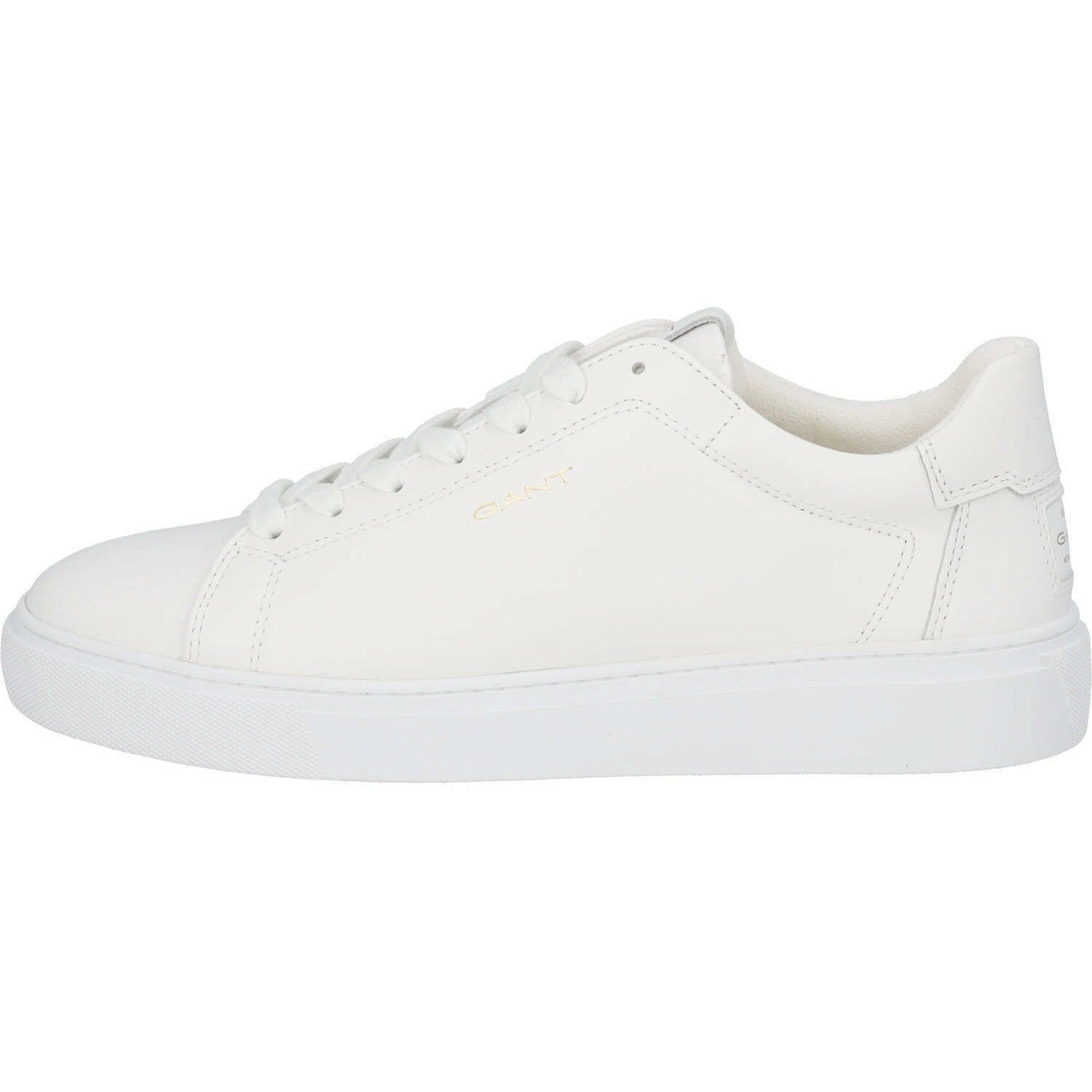 Men's GANT MC Julien Classic White Leather Trainers - Stylish Everyday Comfort
