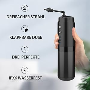 DANLIKT Electric Earwax Remover: IPX6 Waterproof, 3 Modes, Dual Nozzles