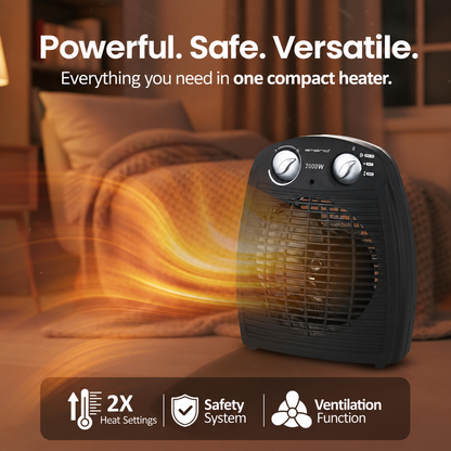 EMERIO FH-106737.2 Fan Heater 2000W Anthracite