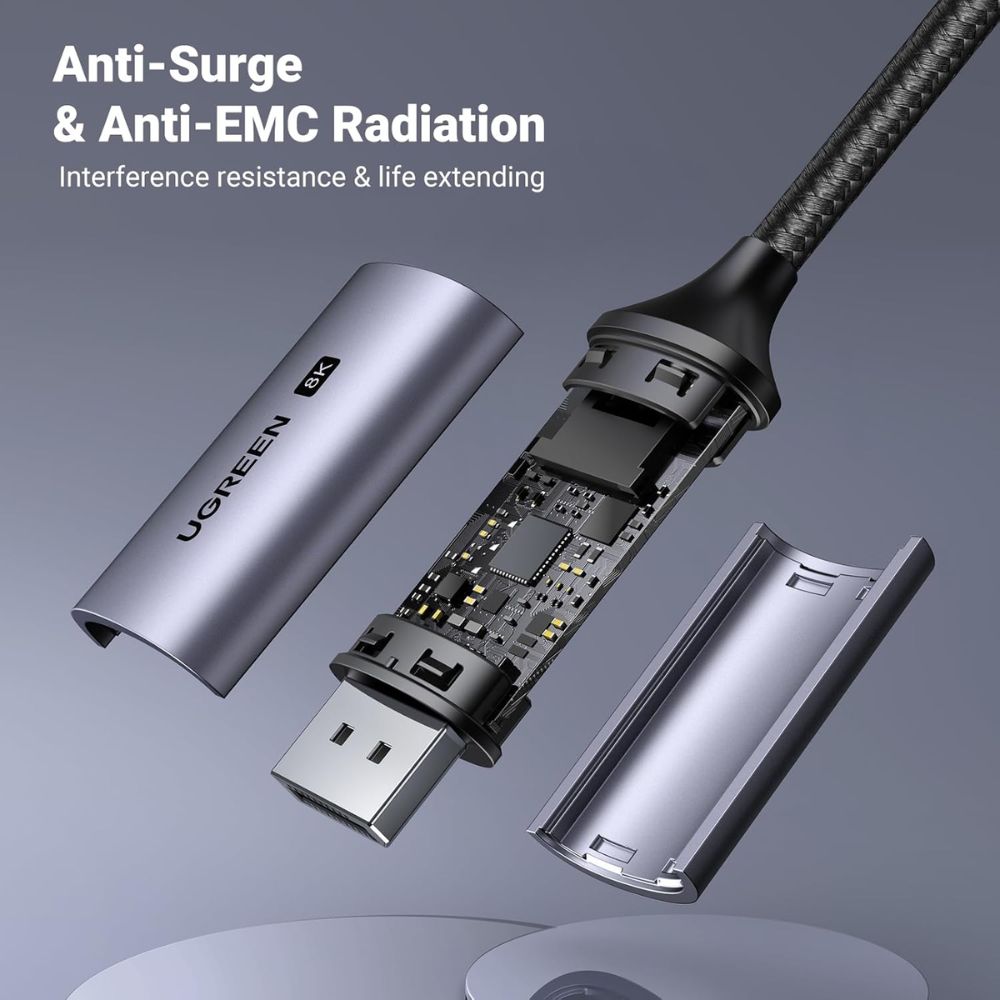 UGREEN 8K USB‑C to DisplayPort Cable – Ultra‑Fast 4K/8K Support