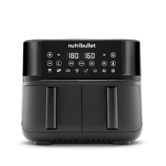 Nutribullet NBA081B 8L Twin Drawer Air Fryer Black