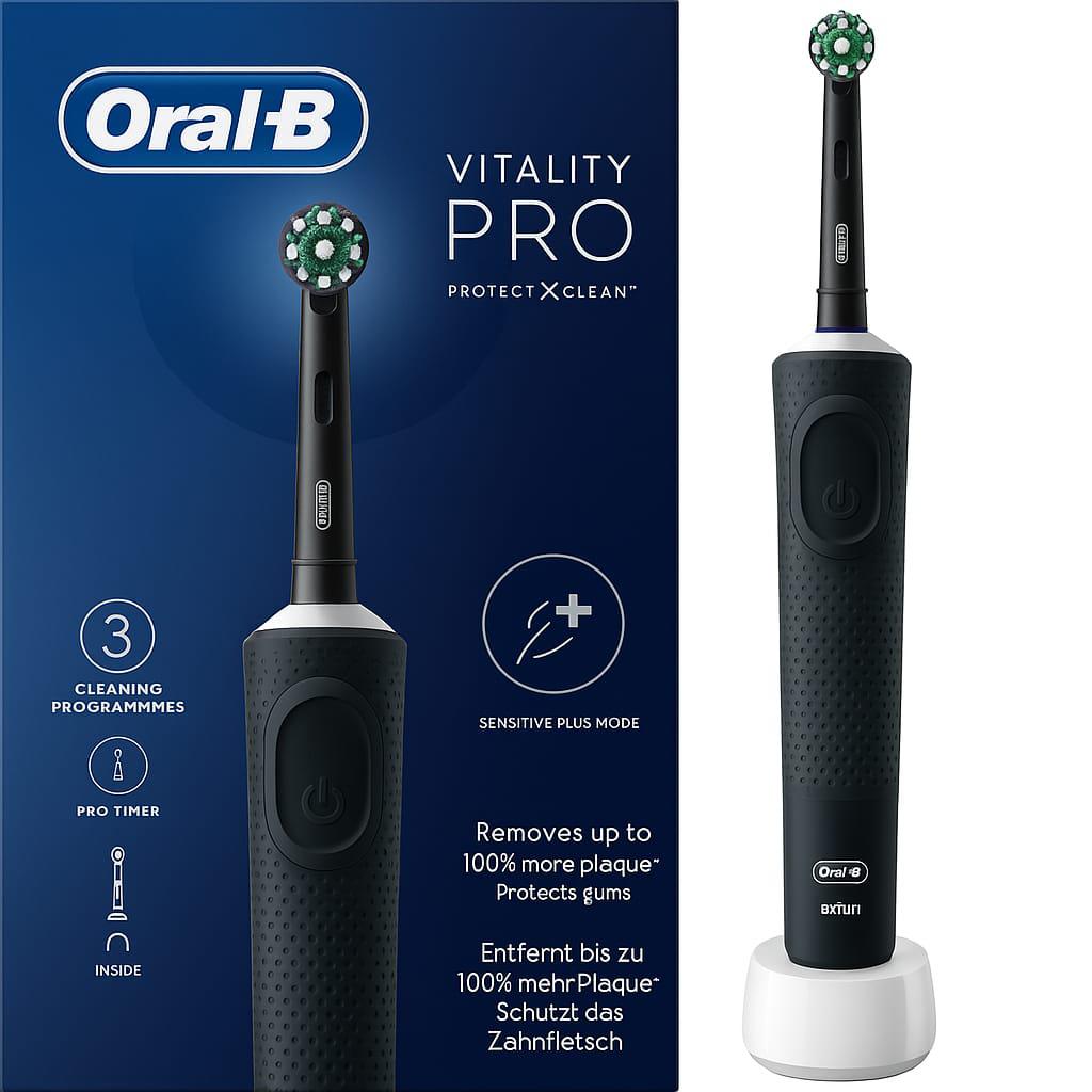Oral-B Vitality Pro Blue Electric Toothbrush: Superior 2D Cleaning, 3 Modes, Timer