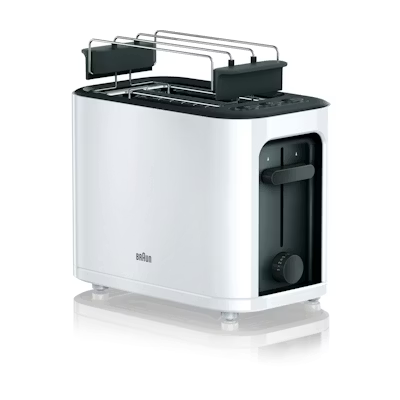 Braun PurEase 1000W Toaster HT3110BK 2-Slot Automatic Centering