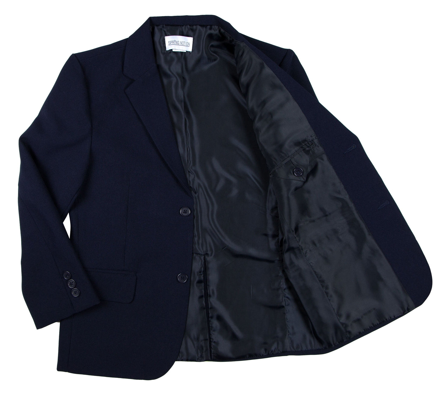 Spring Notion Big Boys' Formal Polyester 2-Piece Suit Set: Jacket & Pants