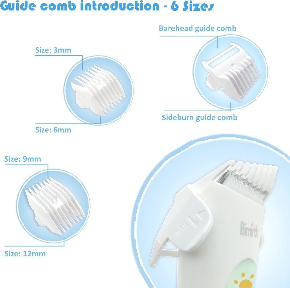 Bimirth S401011 Children's Hair Clipper with Attachments
