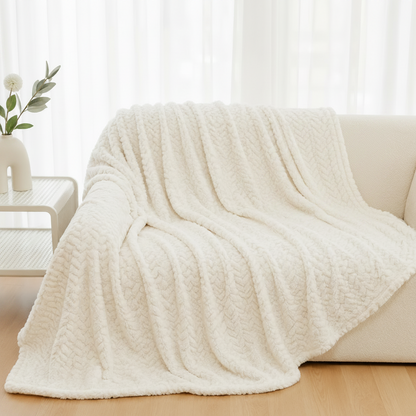 Blanket Cozy Soft Plush Throw – Lightweight Sofa & Bed Cover