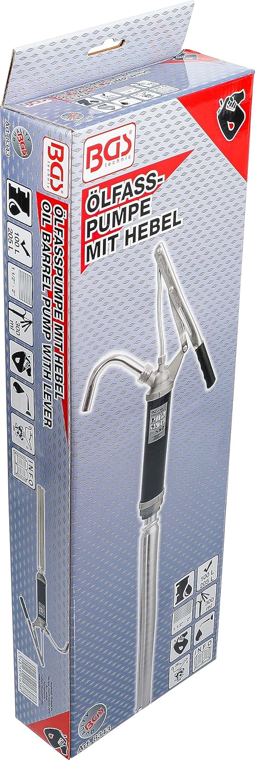 BGS 8343 Heavy Duty Oil Barrel Pump with Lever