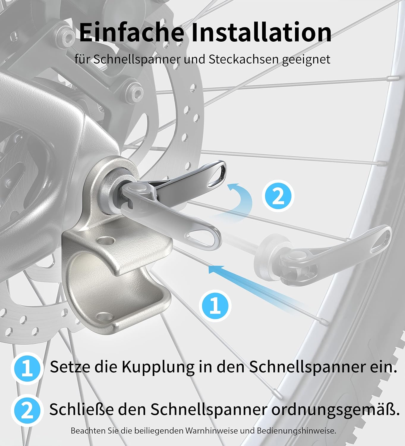 Zweiberg Stainless Steel Bicycle Trailer Coupling for Thule Chariot & Coaster – Tested in Germany