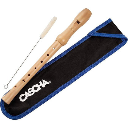 CASCHA Wooden Soprano Recorder with Baroque Fingering for Kids