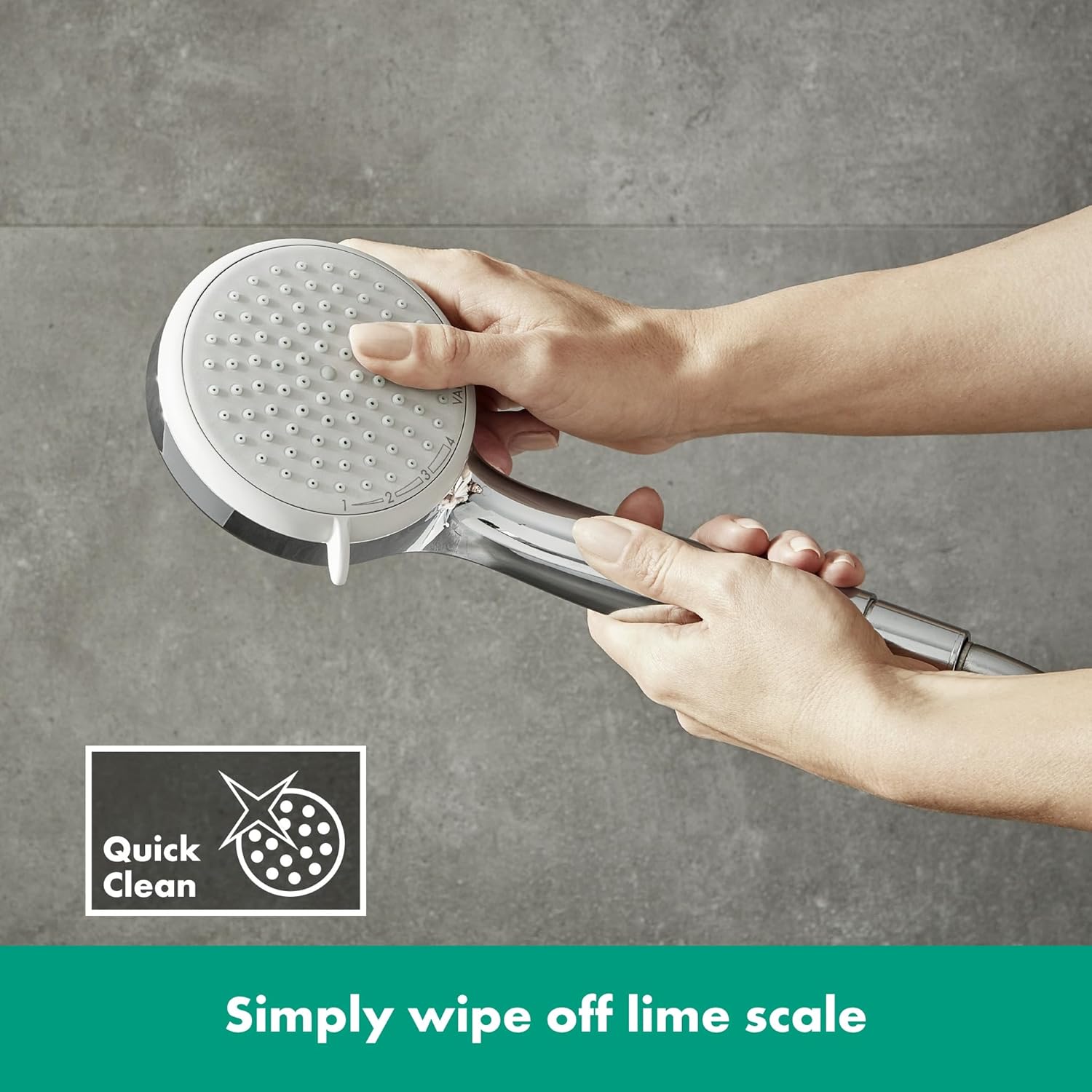 Hansgrohe Croma 100 Hand Shower – 4 Jet Chrome Finish