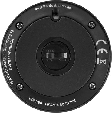 TFA Dostmann 38.2022.01 digital timer black magnetic backing