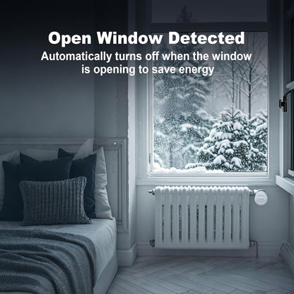 Smart Radiator Thermostat 2-Pack Zigbee TRV Wireless Valve