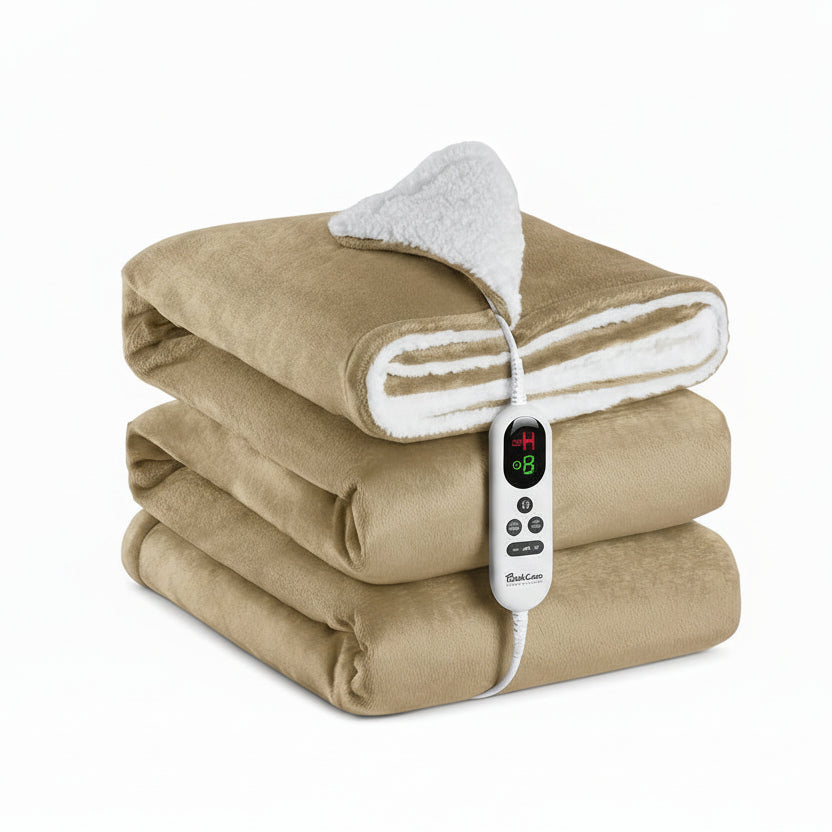 Mia&Coco 180x130cm Electric Heated Throw Blanket with 10 Heat Levels