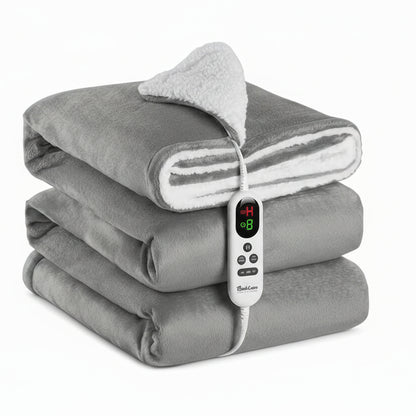 Mia&Coco Electric Heated Throw Blanket with 10 Heat Levels