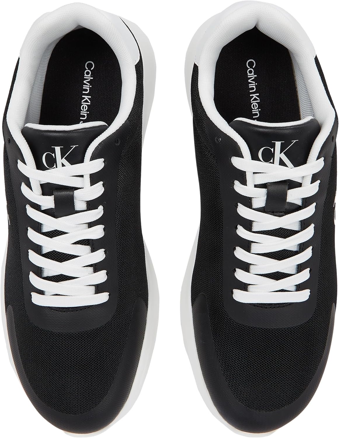 Calvin Klein Men's EVA Mesh Logo Runner Trainers – Lightweight Comfort