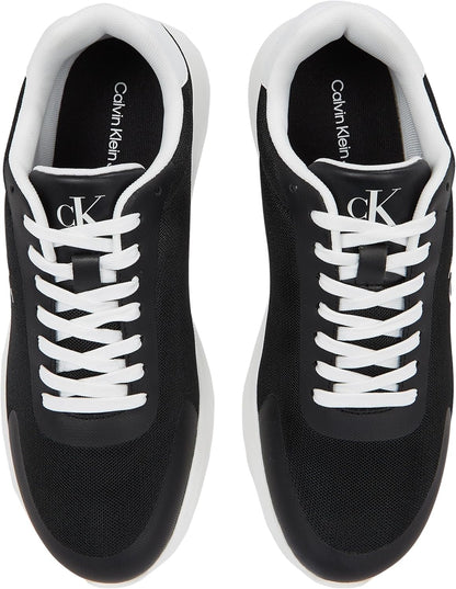 Calvin Klein Men's EVA Mesh Logo Runner Trainers – Lightweight Comfort