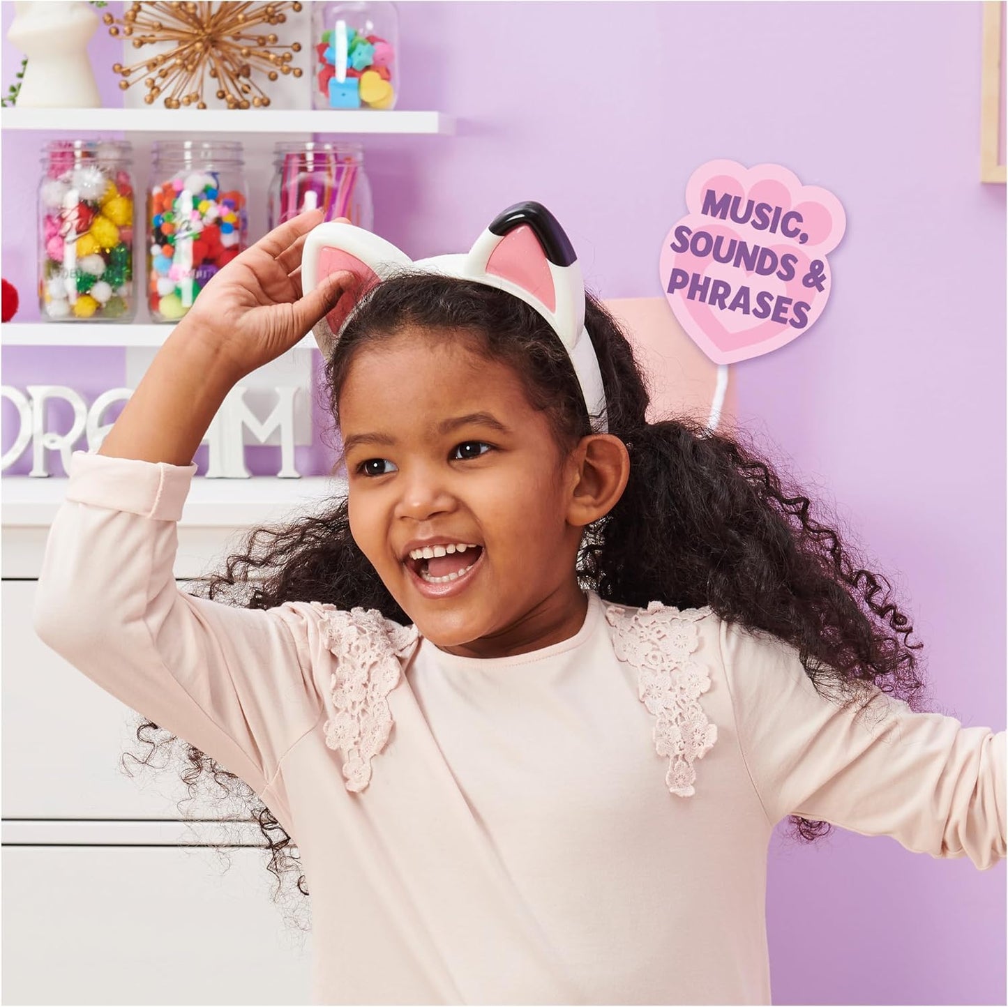 Spin Master 6060413 Gabby's Dollhouse Magical Musical Cat Ears