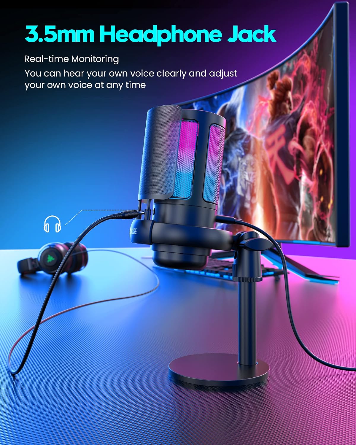COCONISE ME6S USB Gaming Condenser Microphone