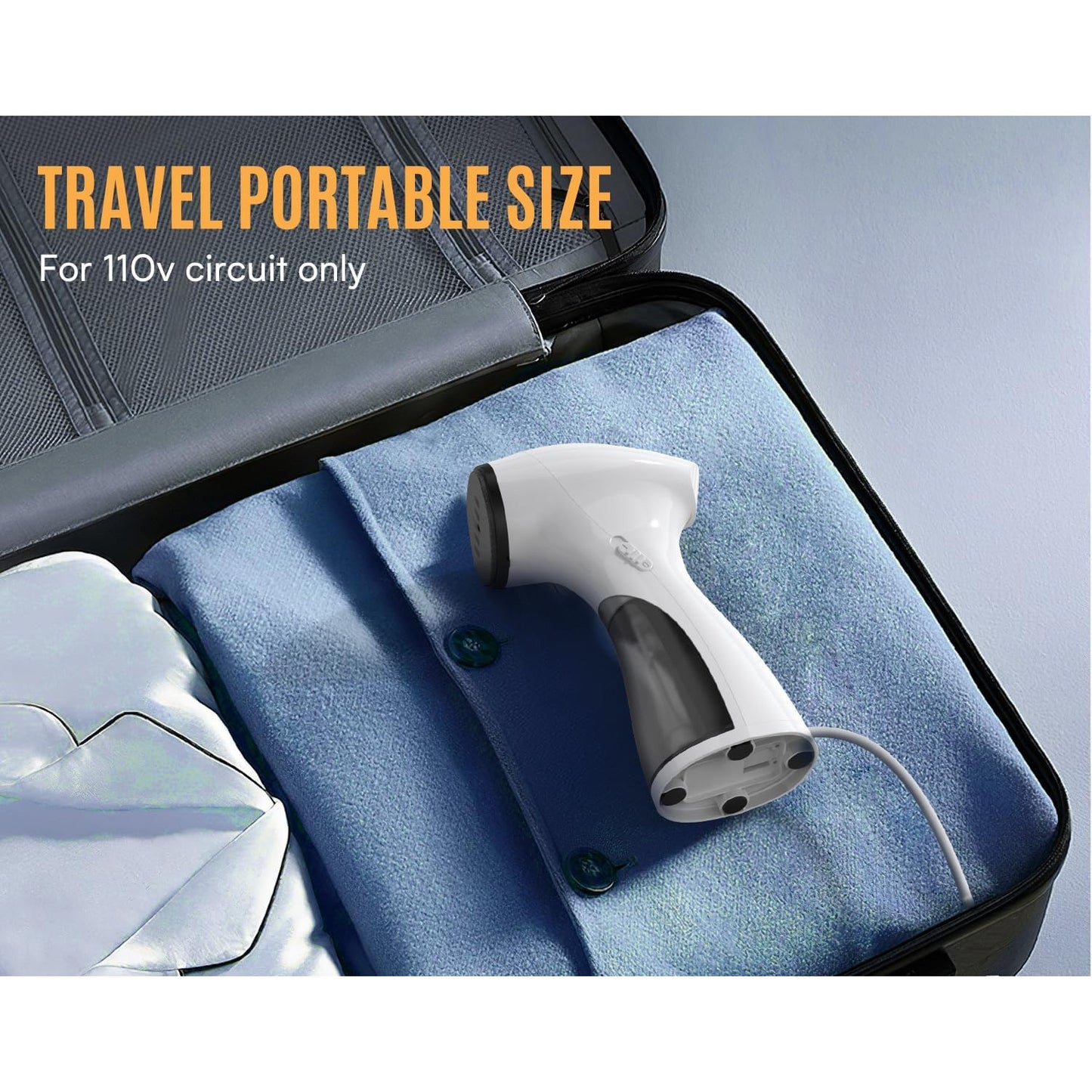 OLAYMEY GY2000 1600W Handheld Clothes Steamer Portable Wrinkle Remover