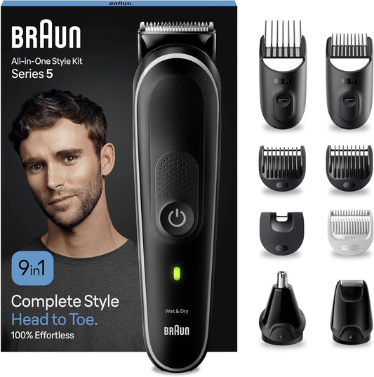 Braun 9-in-1 All-in-One Premium Grooming Kit for Men