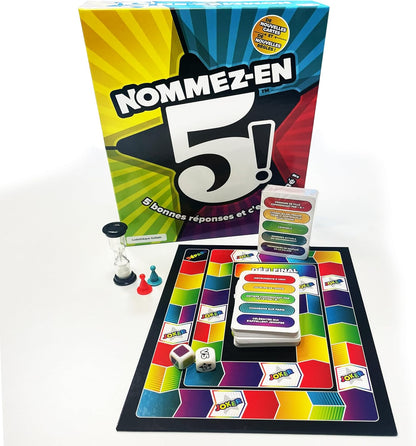 Name 5 Goliath Family Cardboard Quiz Board Game for Kids