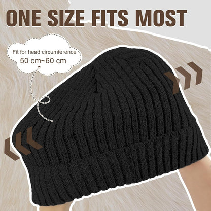 Cozy Wool Beanie with Fleece Lining – Unisex Winter Hat
