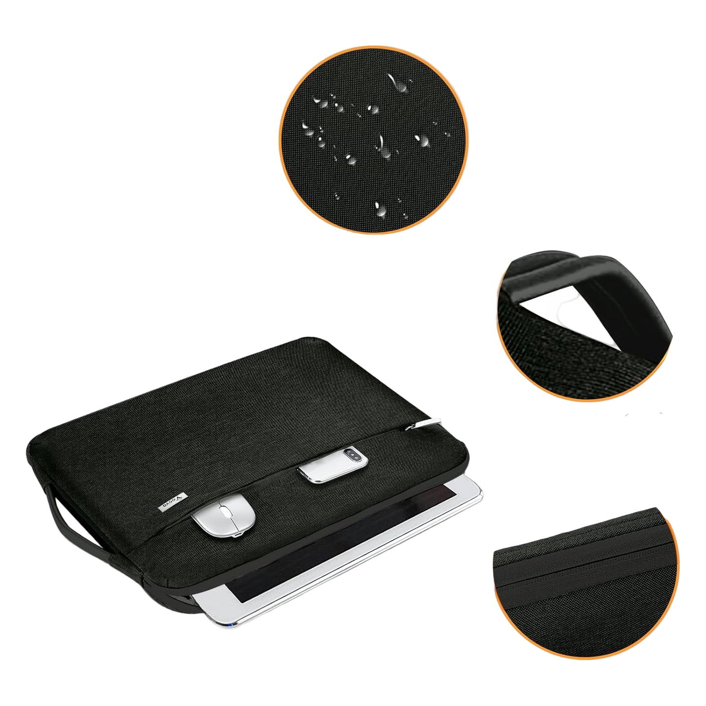 Voova 15.6‑16‑Inch Protective Laptop Sleeve with 360° Shock Guard