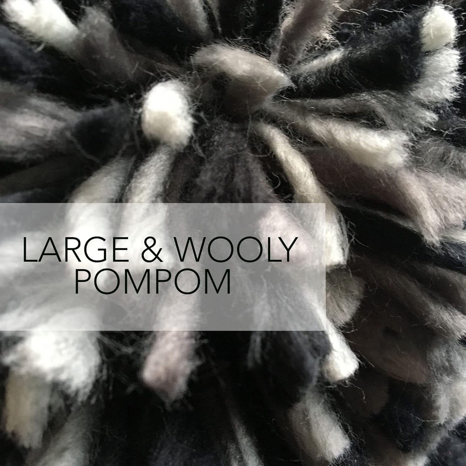 RockJock Warm Winter Chunky Colour Block Pompom Hat Thermal Liner