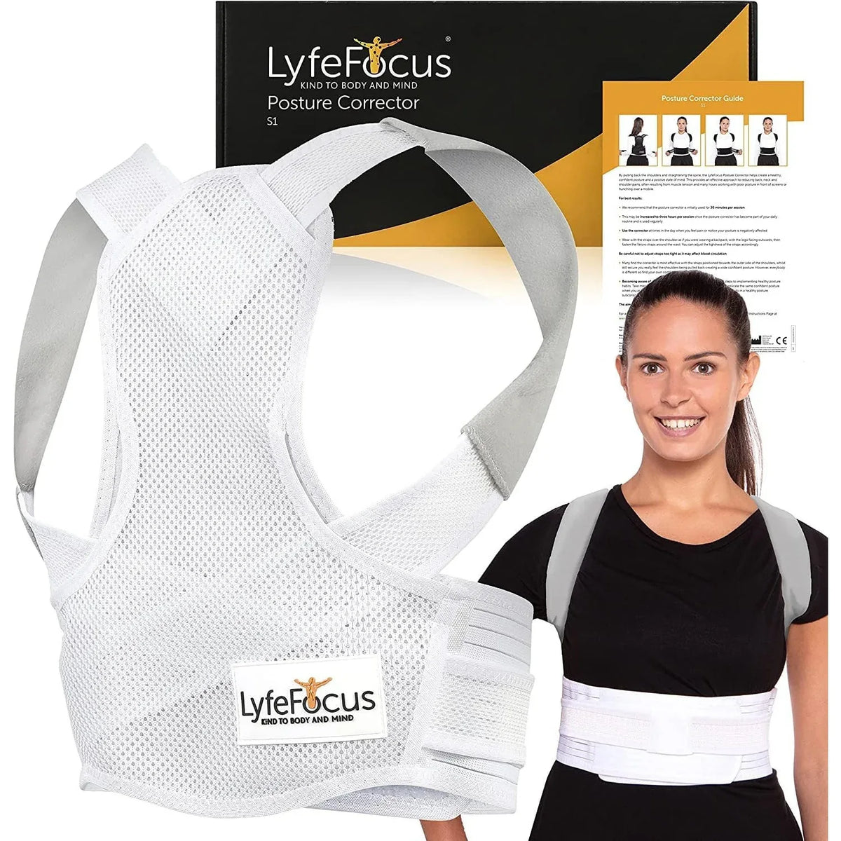 Premium Invisible Breathable Back Posture Corrector for Men & Women - Gomix Brands Outlet